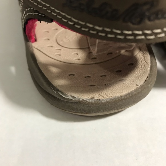 Eddie Bauer Bump Toe Outdoor Sandals Pink Sz 8 - Picture 6 of 8